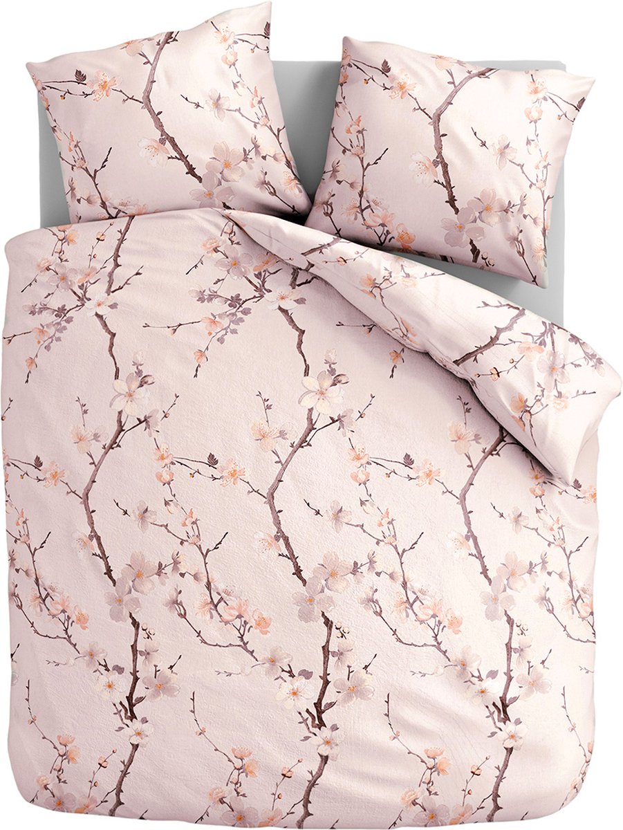 Zydante® Microvezel Dekbedovertrekset - 135x200 cm - Blossom White - met 1 Kussenslop
