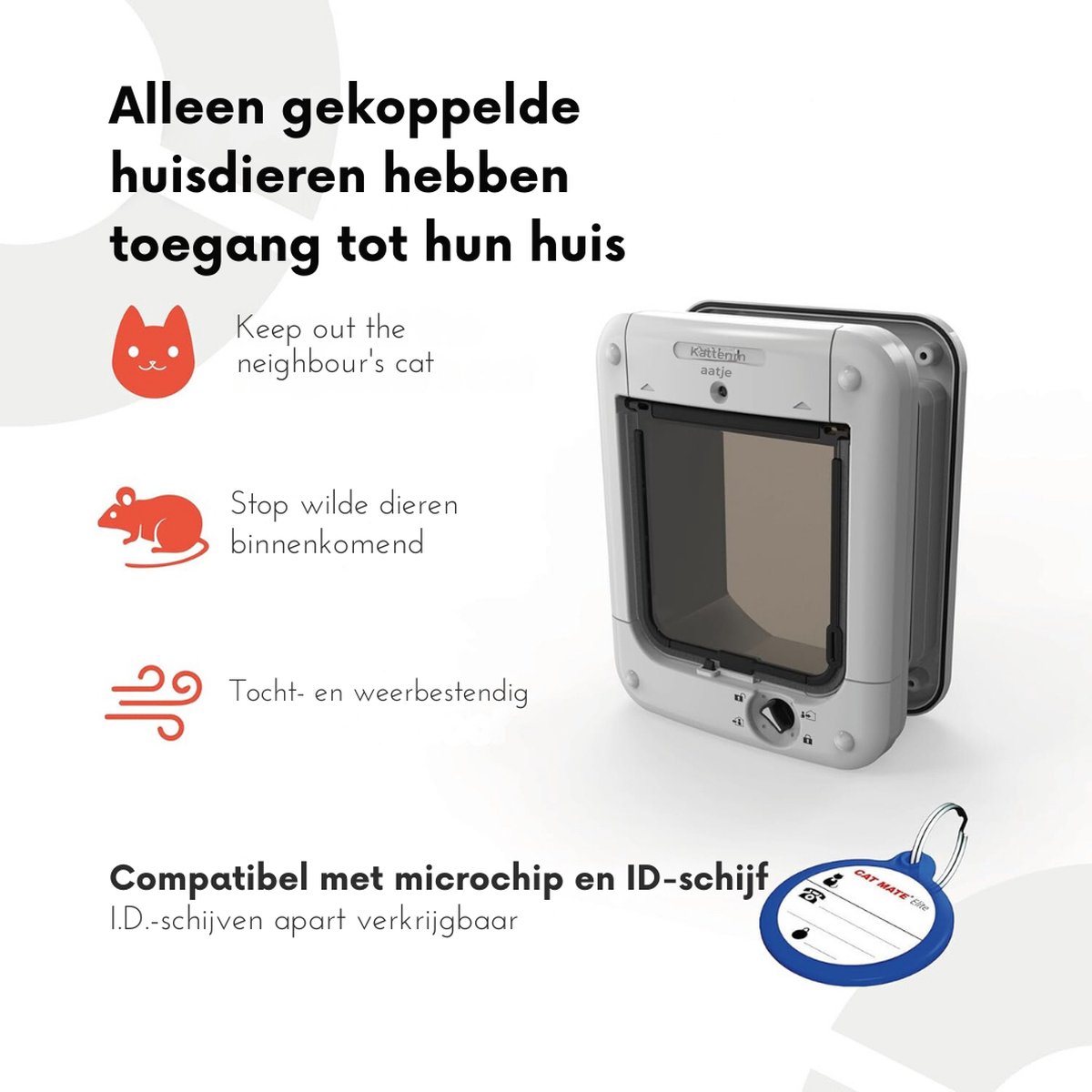 Groupe SEB Kattenluik 360W Microchip Activated Kattenklep thumbnail 6