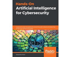 Omslag van Hands-On Artificial Intelligence for Cybersecurity