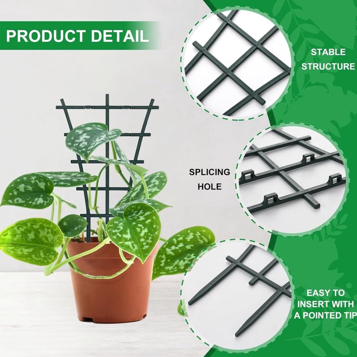 Metalen trellis voor klimplanten binnen in de tuin... – Vicedeal