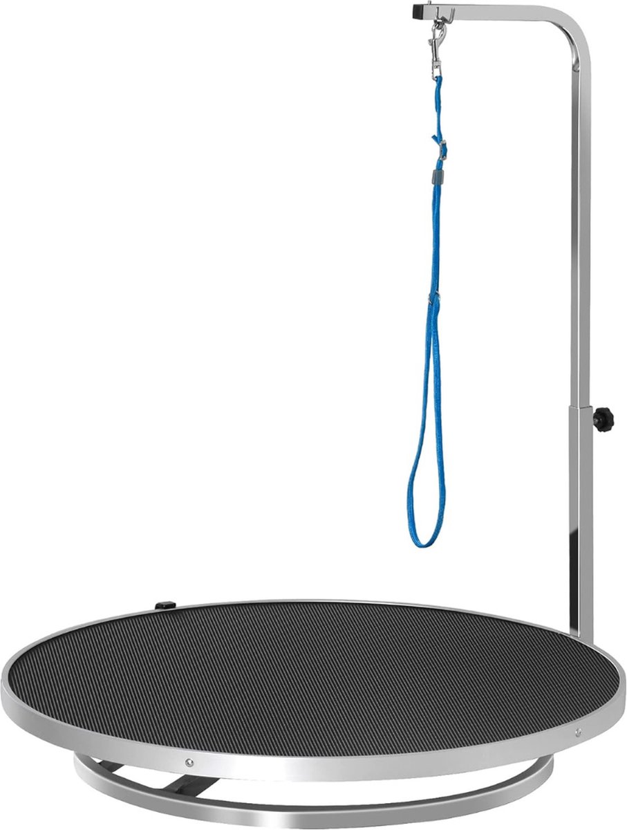 DD® Trimtafels voor Honden - Trimtafel - Trimtafel Met Aanlijnoptie Kat - Verstelbare arm Anti-Slip Tafel - 65x65x72cm - Zwart