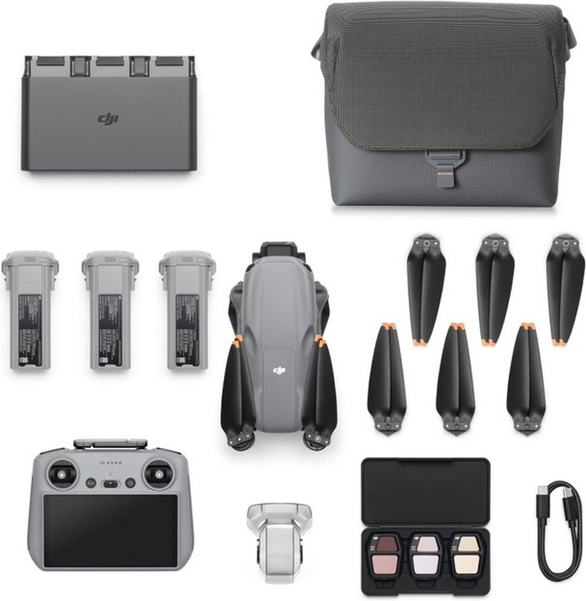 DJI Air 3S Fly More Combo met RC 2 – 1-inch sensor drone thumbnail 3