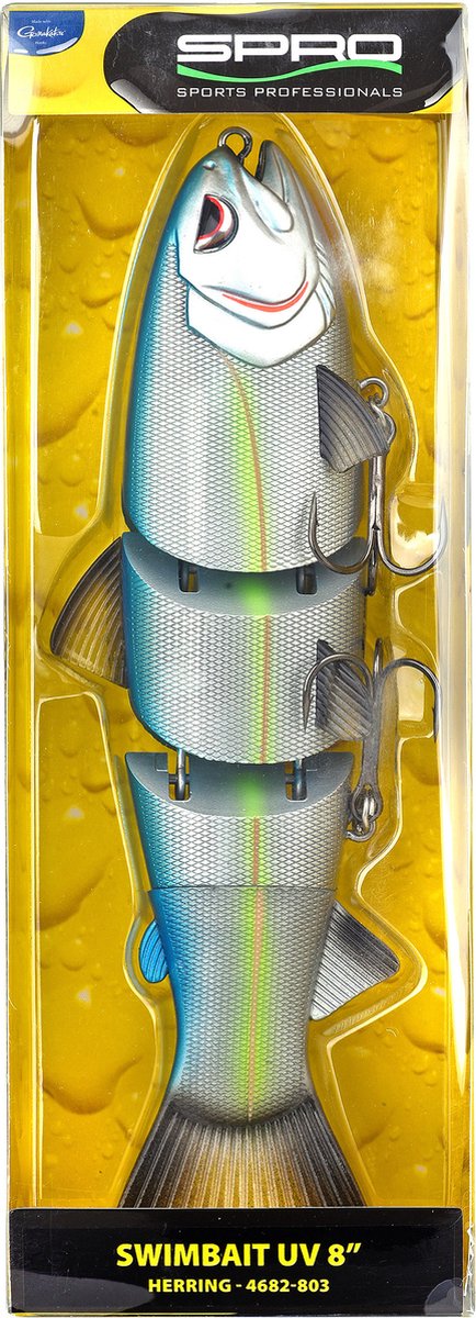 Spro BBZ-1 Swimbait 60 | Slow Sinking Blauw 15cm