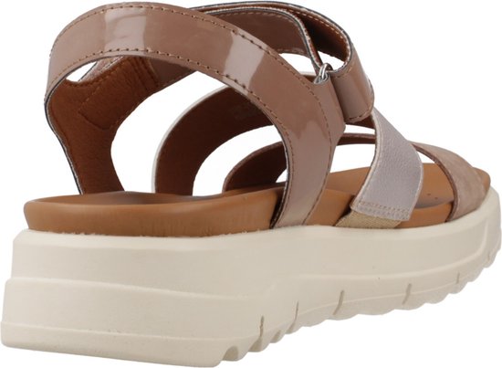 Geox Xan2.1s Sandales pour femmes Beige, Or EU 39 Femme