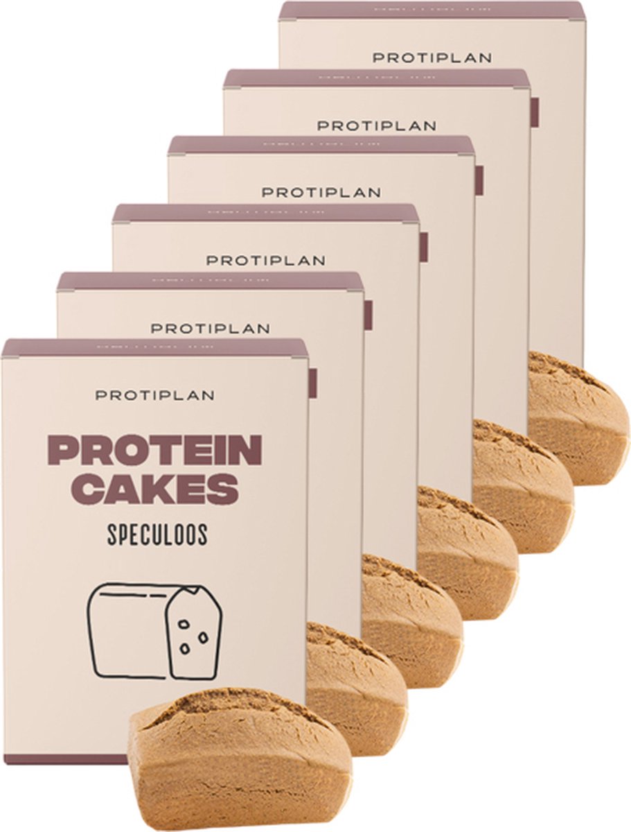 Goedkoopste Protiplan | Cake Speculaas | 6 stuks | 6 x 7 x 48 gram | Low carb snack | Snel afvallen zonder hongergevoel!