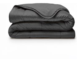 Sleeptime 2 in 1 Velvet Dekbed zonder Overtrek Dekbed - 200 x 200 - Antraciet