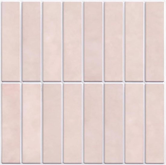 COMSTICKC Upgrade dikkere plaktegels, keuken, 10 stuks, 3D-tegelstickers, zelfklevende tegels, 3D-wandpanelen, wandtegels, keukentegels, keukenachterwand badkamer, 30,5 x 30,5 cm, lichtblauw