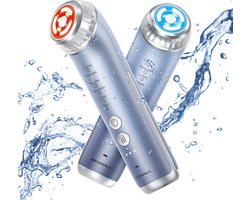 IBORRIA M2 PRO Huidverjongingsapparaat – EMS Gezichtsmassage Apparaat – Anti Aging Apparaat – Lichttherapie – Facelift Apparaat – Stimuleert Collageen - Blauw