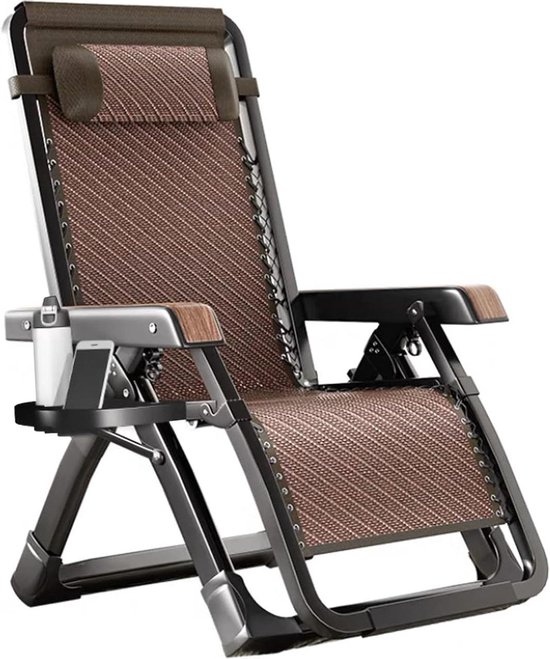 Ansobea Set van 2 ligstoelen, inklapbaar, hout, inklapbaar, maximaal
