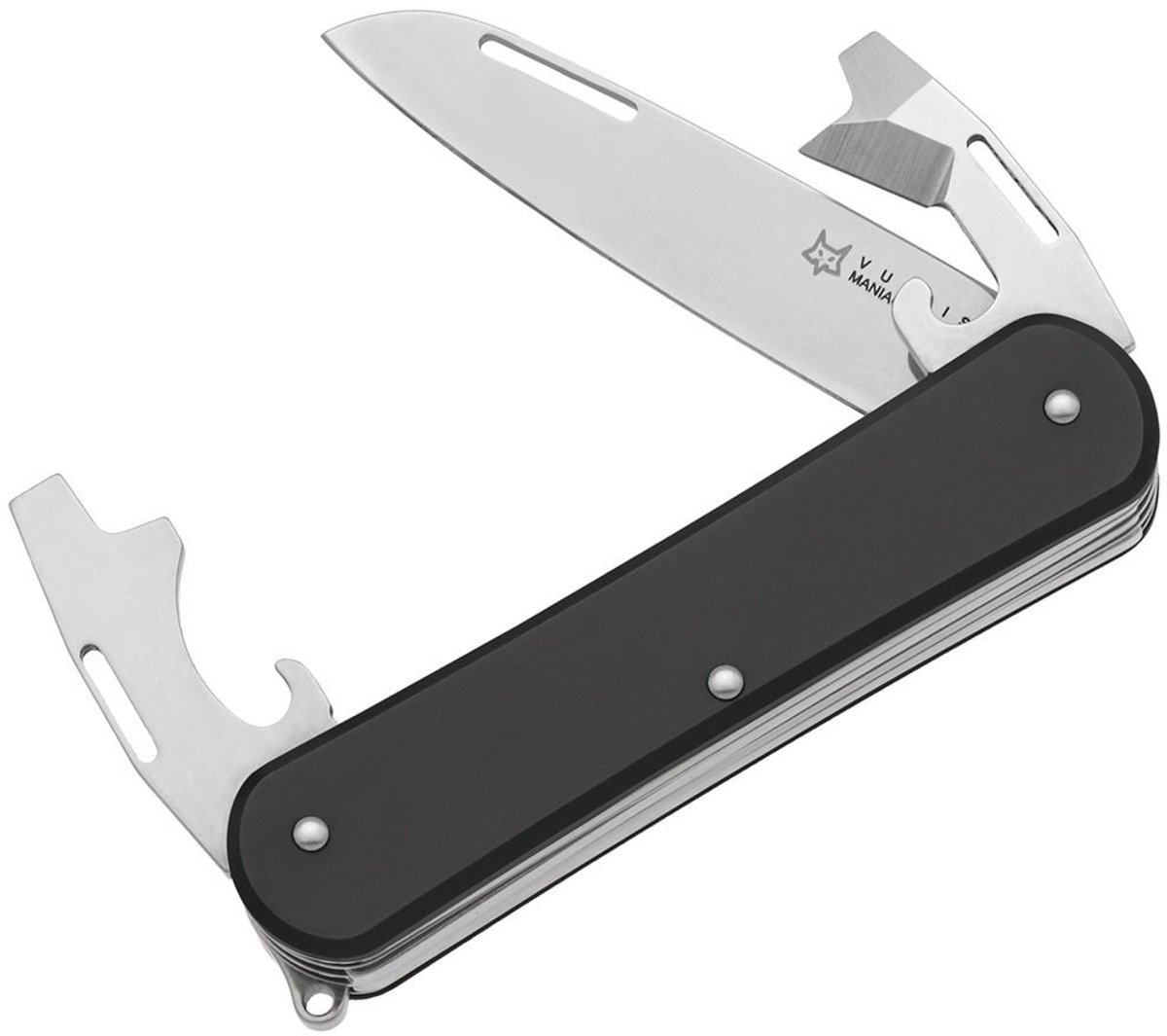 Fox Vulpis Zakmes 2 Tools Zwart