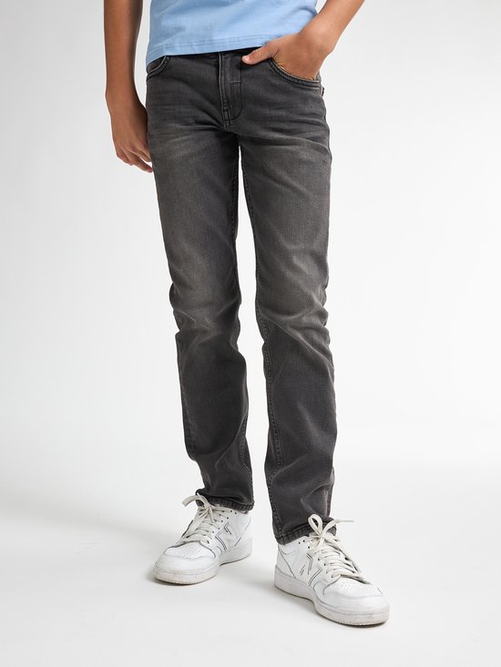 Petrol Industries Jongens Jeans Straight Fit Starling - Stretch Denim - Kinderkleding - Zwart - Maat 164