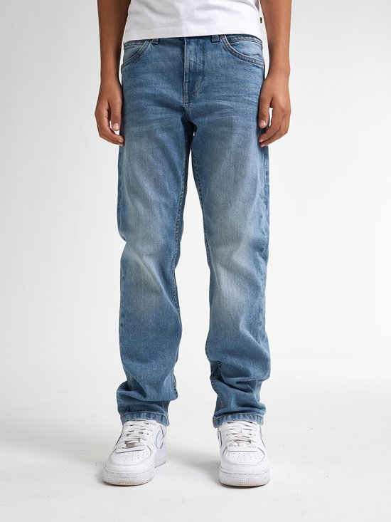 Petrol Industries Jongens Jeans Straight Fit Starling - Stretch Denim - Kinderkleding - Blauw - Maat 164