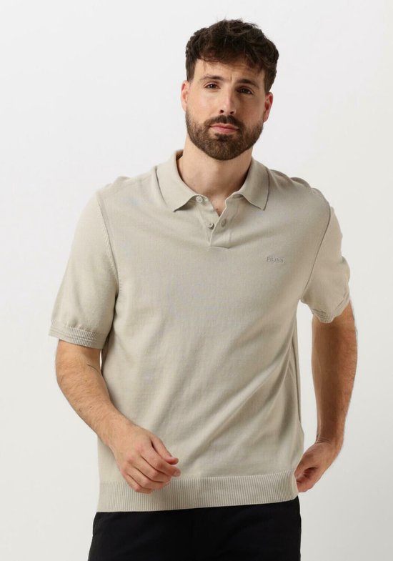 BOSS ORANGE Asac_p Heren - Polo shirt - Beige - Maat 3XL