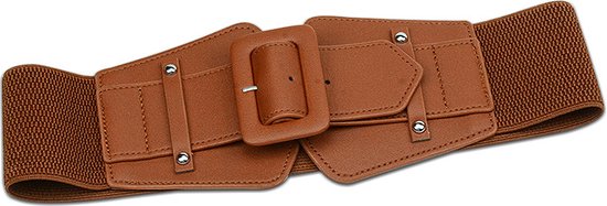 WERFORU 2 stuks dames gebonden waspie riemen, brede veterriem voor dames, korset elastische taille riem voor Halloween feest, Passend für Taillengröße