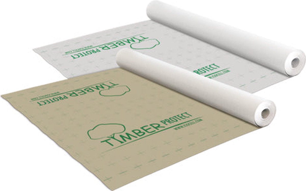 Timber Protect SK - 1,50 m x 50m - 75m2 - Uitstekende waterdichte bescherming - Ademend en vochtregulerend