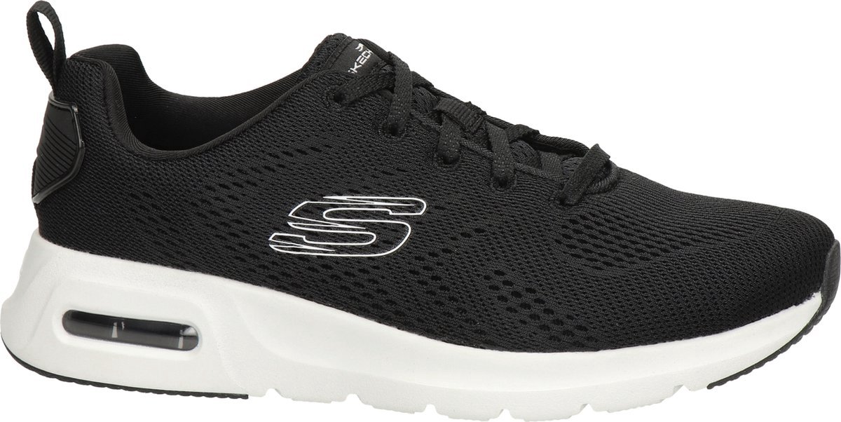 Skechers Air Court dames sneaker Zwart wit