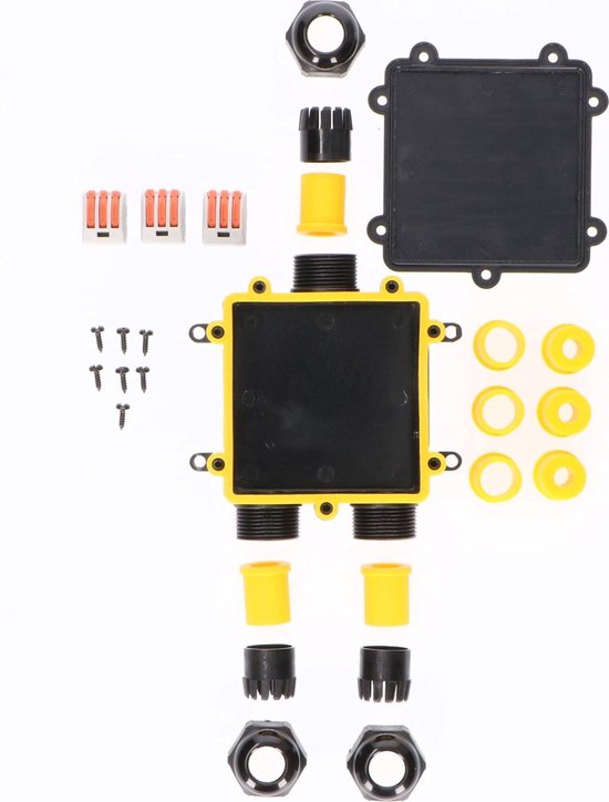 LED's Light Pro Kabeldoos I-connector - IP68 waterdicht - Lasdoos voor kabels van 4 tot 12 mm - Kabelbox - Kabelverbinder - Kabel box - Kabelmof - Waterdichte connector