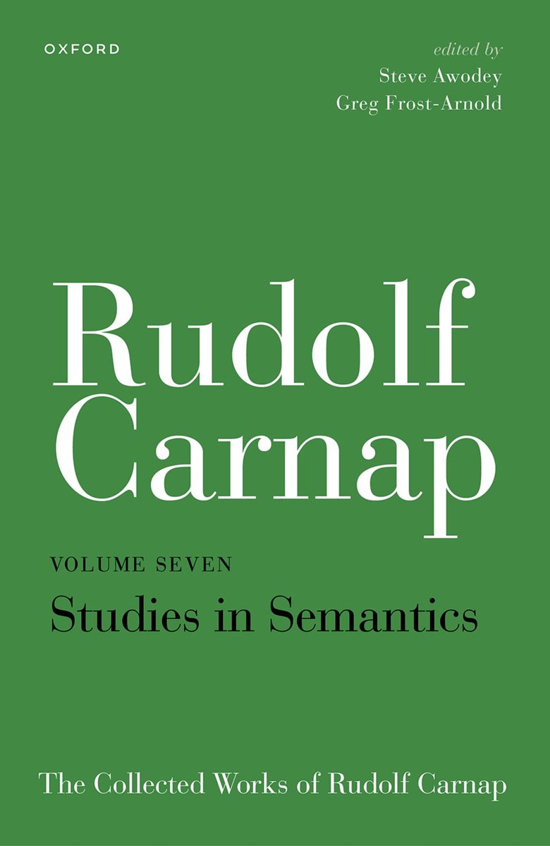 Omslag van The Collected Works of Rudolf Carnap- Rudolf Carnap: Studies in Semantics