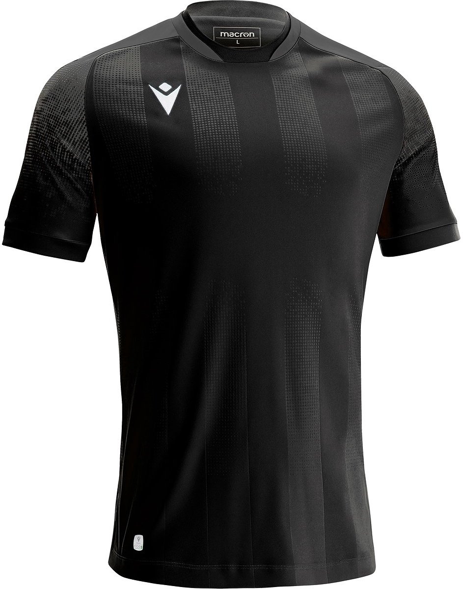 Macron Alioth Shirt Korte Mouw Heren - Zwart / Donkergrijs | Maat: L