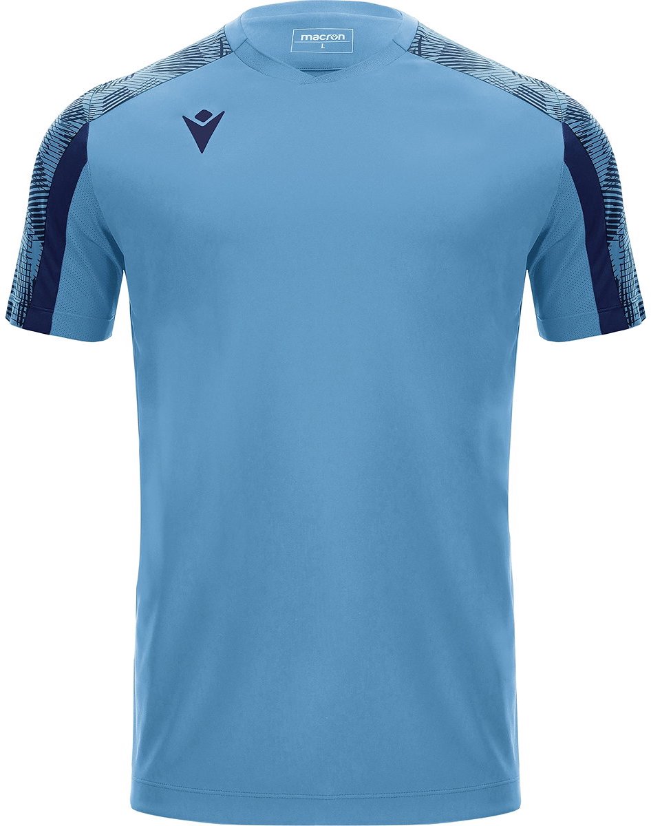 Macron Gede Shirt Korte Mouw Heren - Hemelsblauw / Marine | Maat: XL