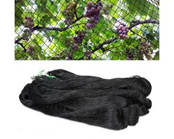 7,5 x 15 Toepassingen: Vogelnet - Nylon net - Geschikt voor vogels, kippen en duiven - Tuinbeschermingsnet - Geschikt voor het beschermen van hekken, moestuinen en vijvers - (Maaswijdte: 5 cm) - Zwart