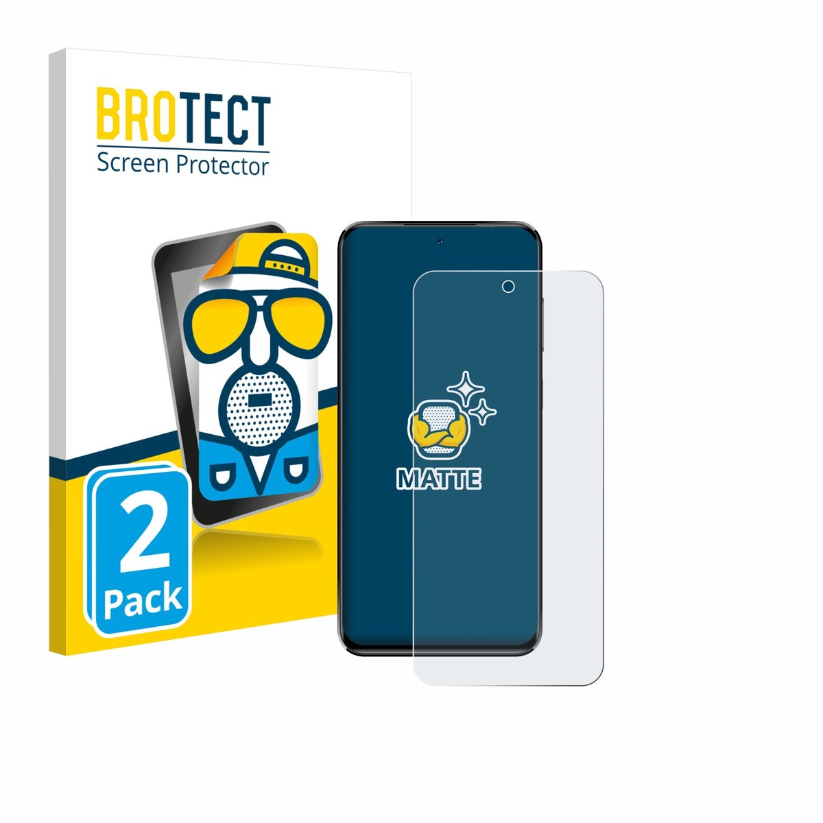 BROTECT - Screenprotector voor Oukitel C68 Plus - Folie Beschermfolie matte 2 Stuks
