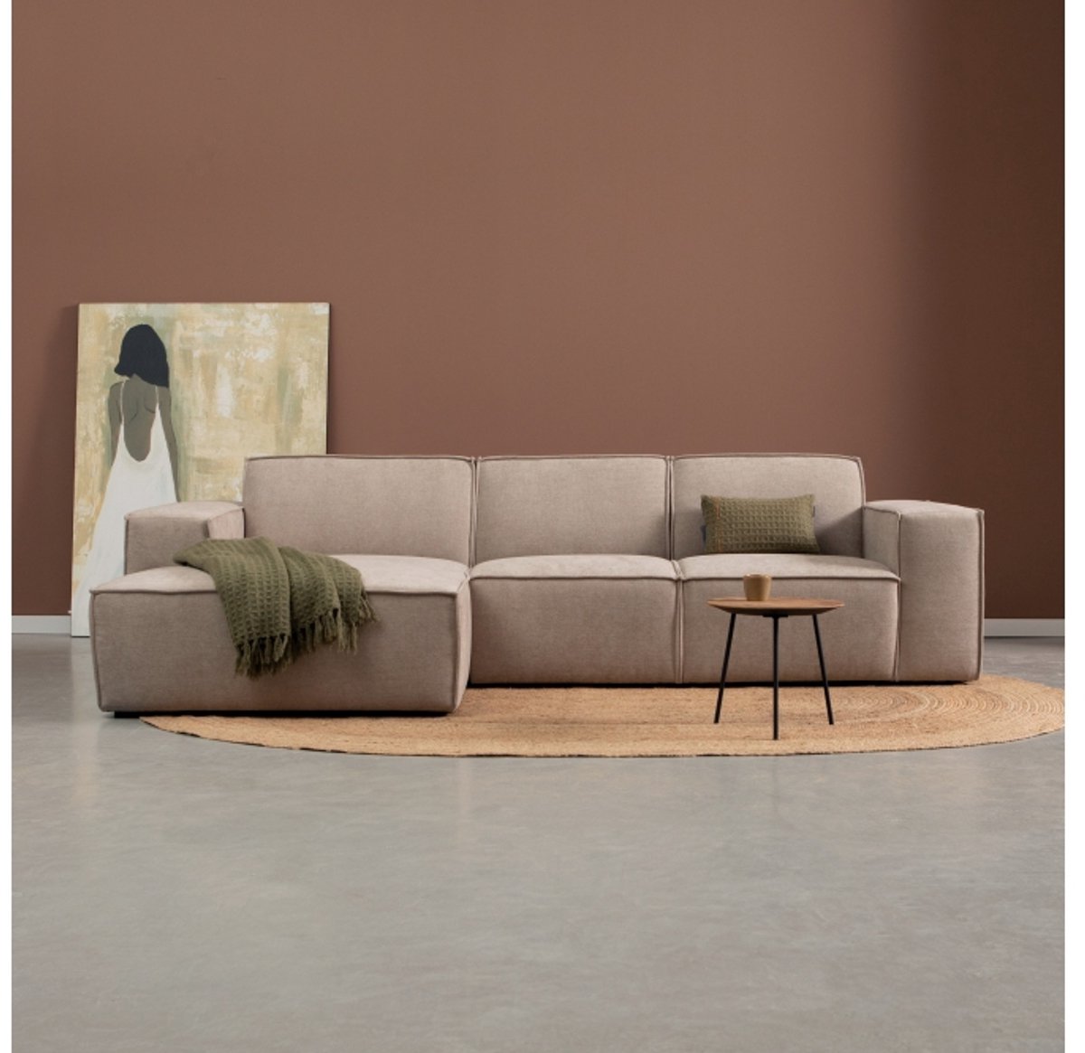 PEPP interiors Hoekbank PLAY met chaise longue links - Tesla 2003