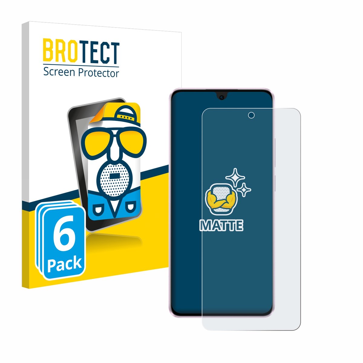 BROTECT - Screenprotector voor Oppo Reno 11 F - Folie Beschermfolie matte 6 Stuks