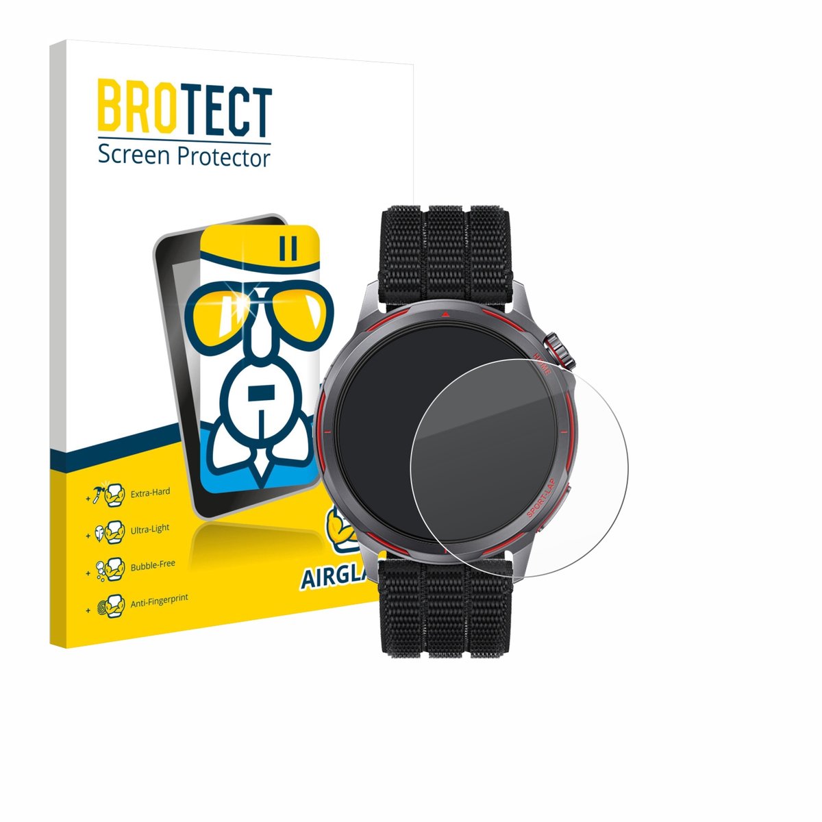 Screenprotector voor Huawei Watch GT Runner 2 Beschermglas transparant