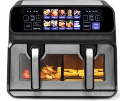 Airfryer XXL - Dubbele Mand Airfryer - grillhulp