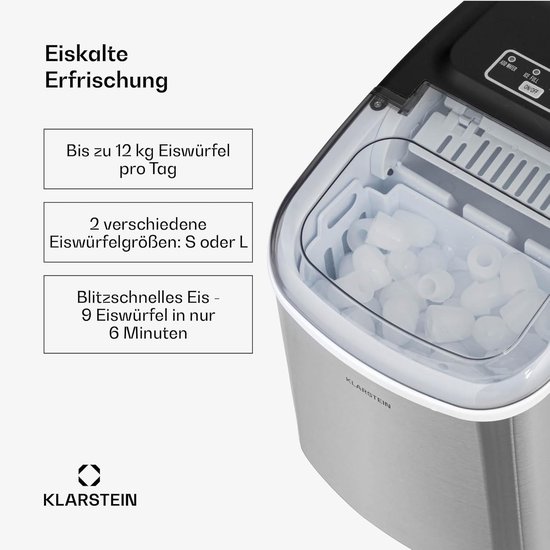 Ijsmachine - Zelfvriezende Ijsmaker - Ijs Maker - ijsfunctie van Merkloos — afbeelding 3