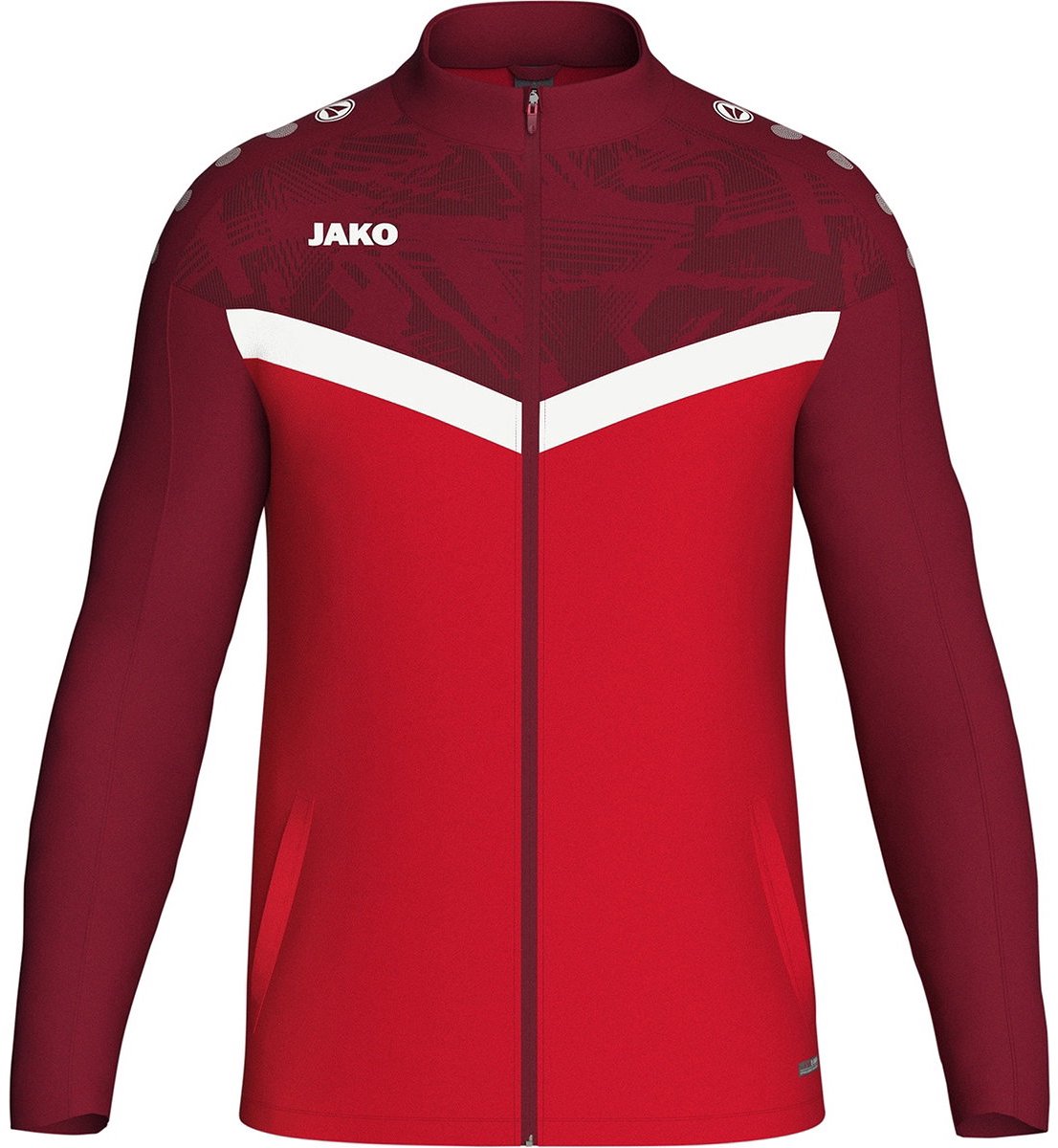 Jako Iconic Polyestervest Kinderen - Rood / Bordeaux | Maat: 128