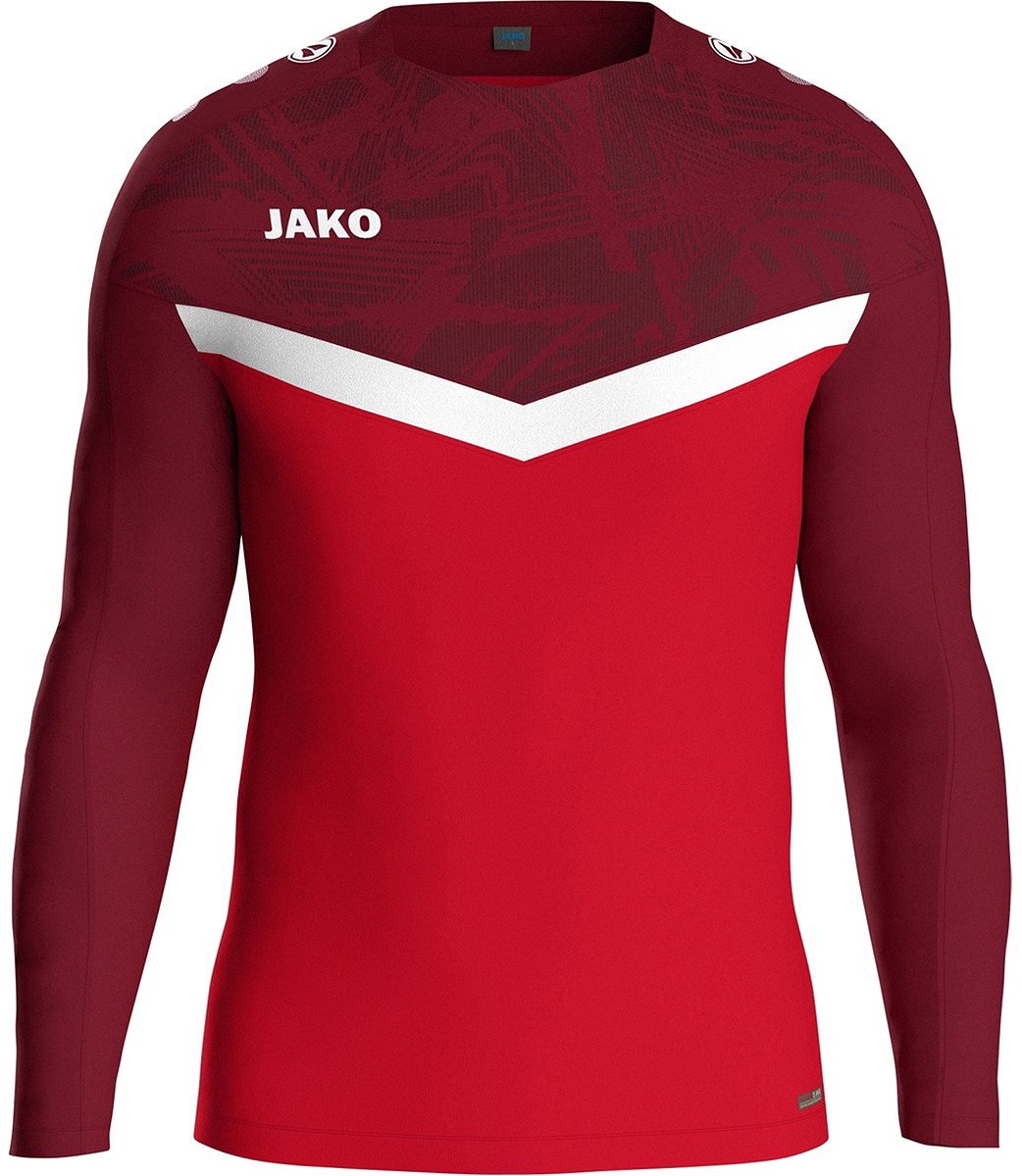 Jako Iconic Sweater Kinderen - Rood / Bordeaux | Maat: 128