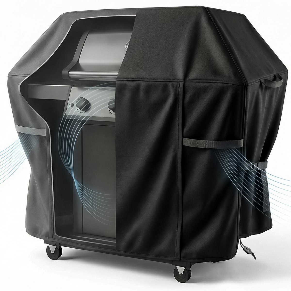 BBQ Hoes - Waterdicht - Oxford 420D - Barbecue Hoezen - Handgrepen - Ventilatieroosters - 