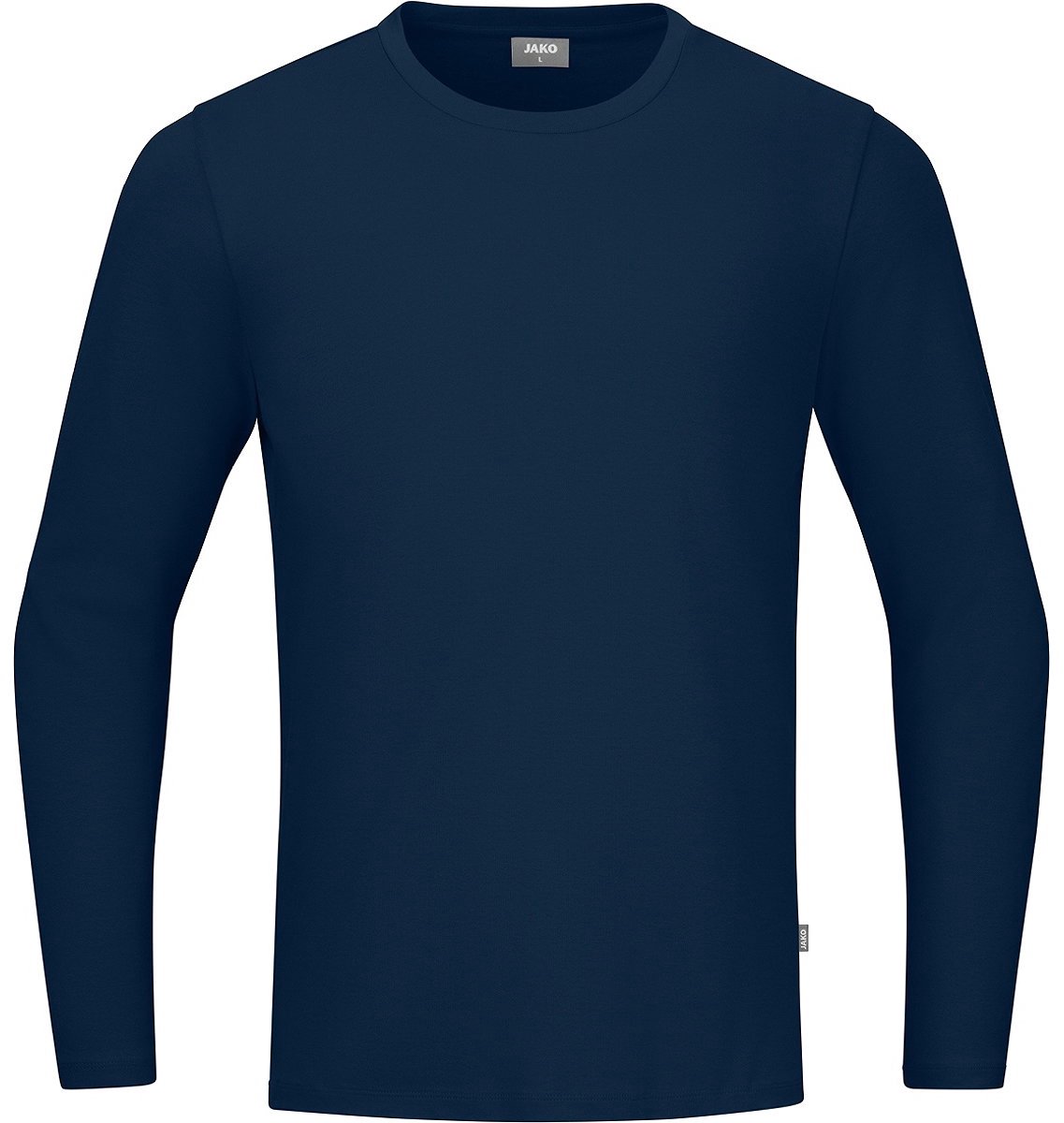 Jako Organic T-Shirt Met Lange Mouwen - Marine | Maat: M