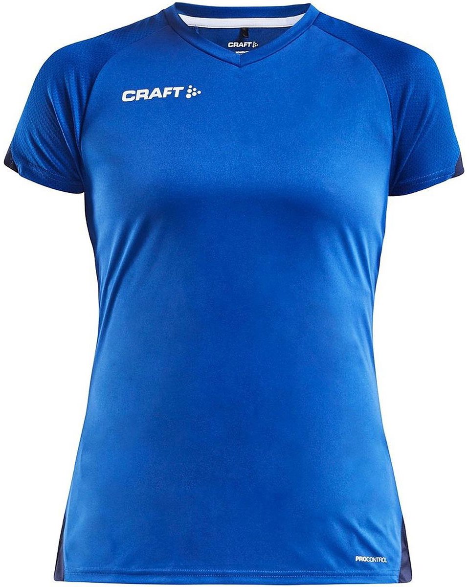 Craft Pro Control Impact T-Shirt Dames - Royal / Marine | Maat: XL