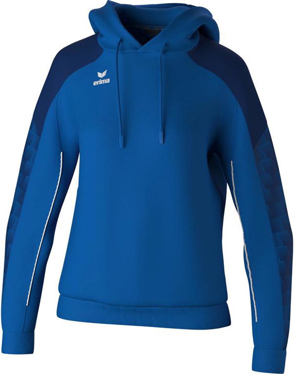 Erima Evo Star Sweatshirt Met Capuchon Dames - Royal / Marine | Maat: 34