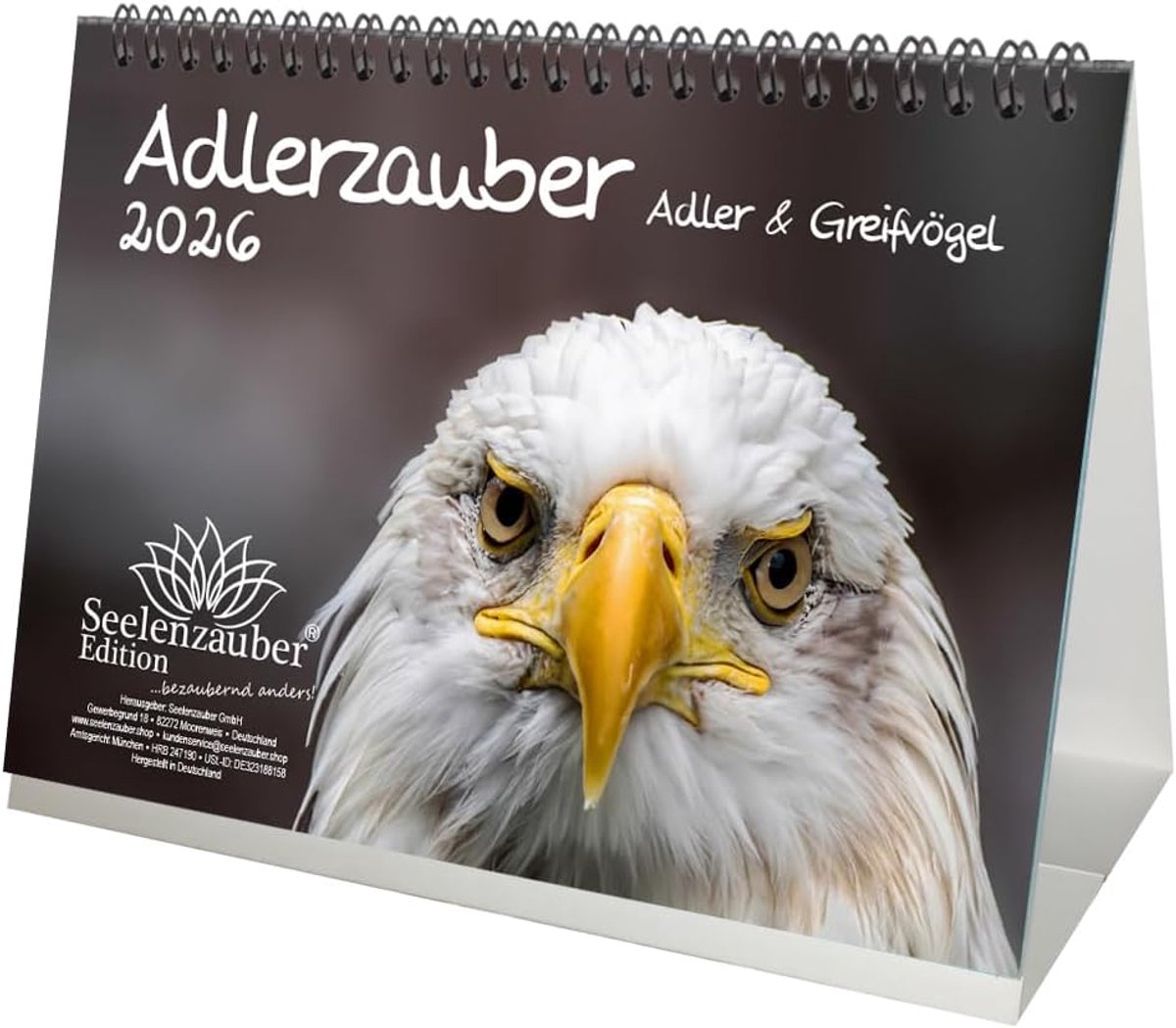 Tafelkalender 2026 - Fotokalender Vogels - Dagelijkse Planning - 12 Verschillende Motieven - A5 Formaat - Meerdere Kleuren