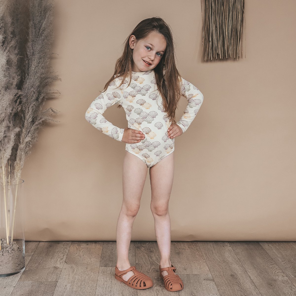 Salted Stories Bodysuit Shells Multicolor 98