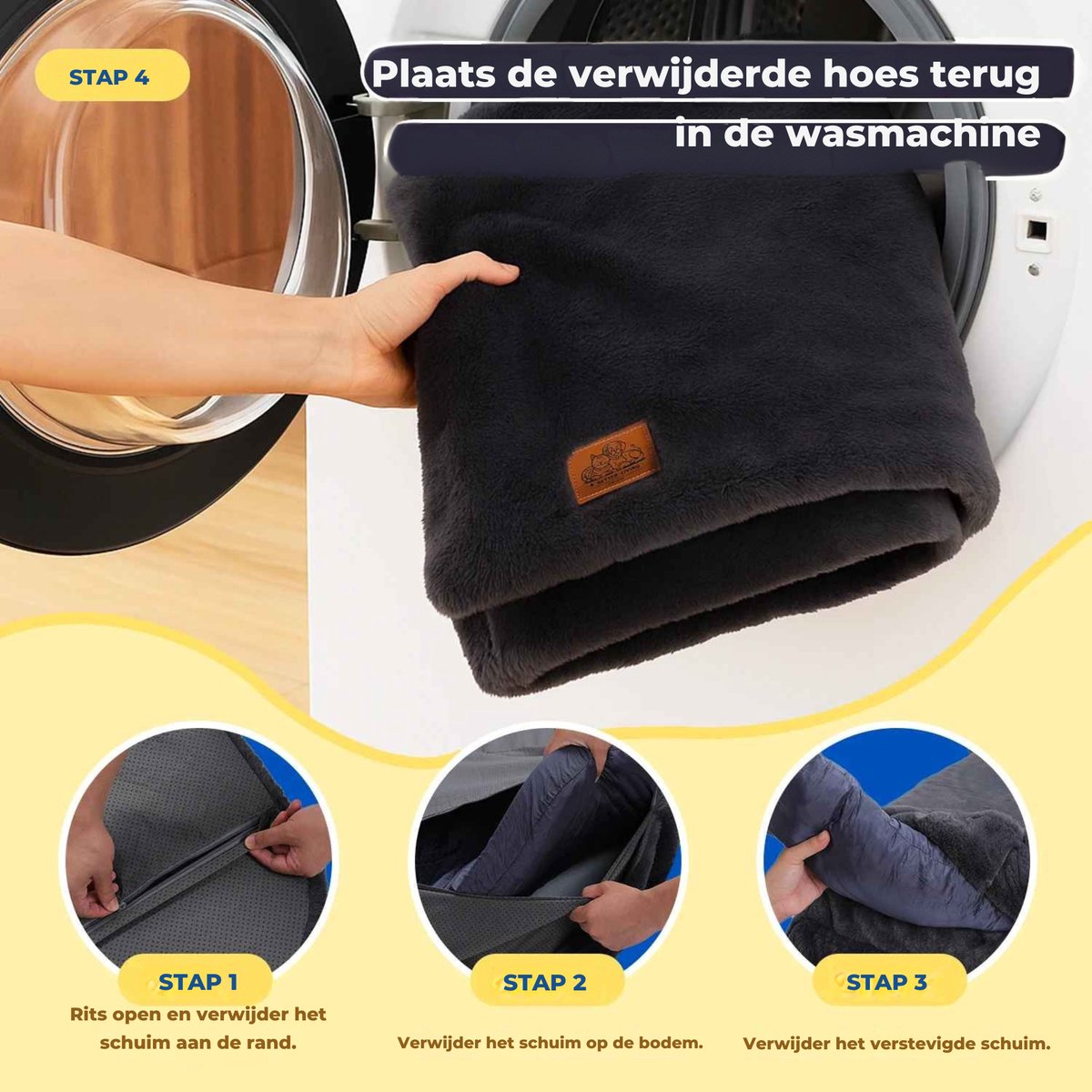 elevatecommerce Luxe Hondenbed XL voor Grote Honden thumbnail 6