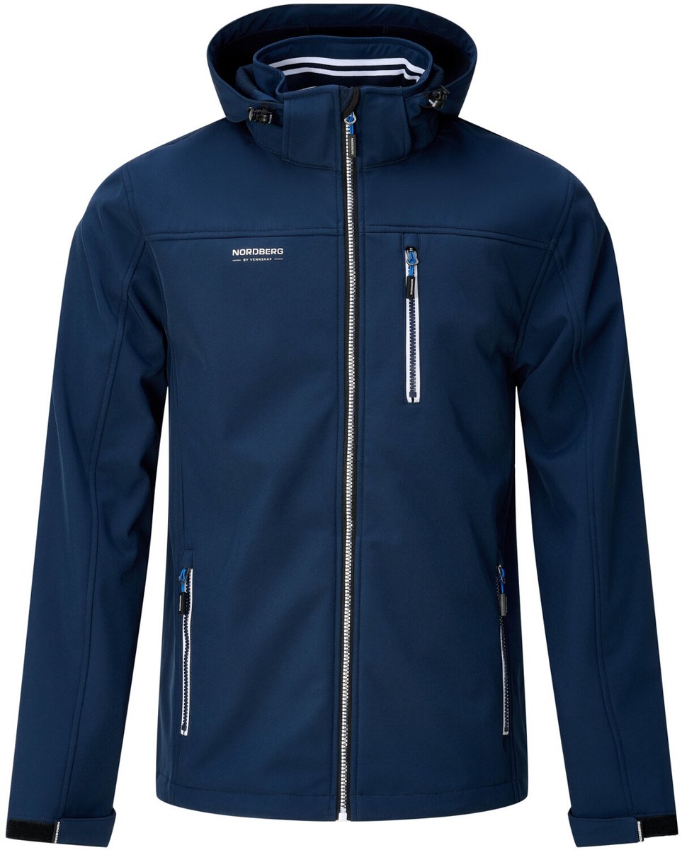 Nordberg Njord Heren Softshell Ms07301-ny - Kleur Blauw - Maat L