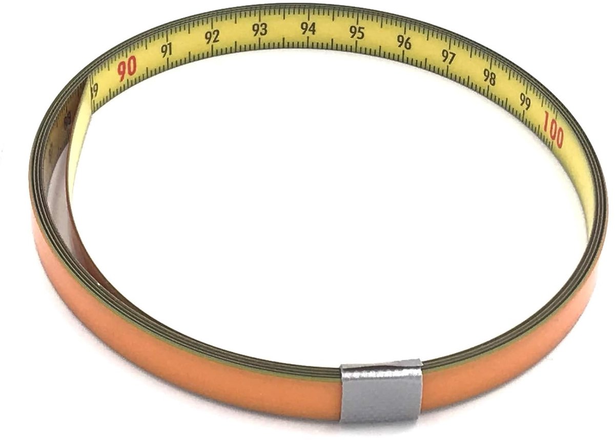 Schaalbandmaat - Zelfklevende Liniaal - Nauwkeurig Meten - Duplexverdeling - 3 Meter 10mm - Geel