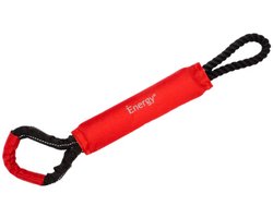 EcoPawPaw-iEnergy SOL Hondenspeelgoed - Trektouw voor Honden - Drijvend Water Speelgoed - Sterk & Duurzaam - Rood