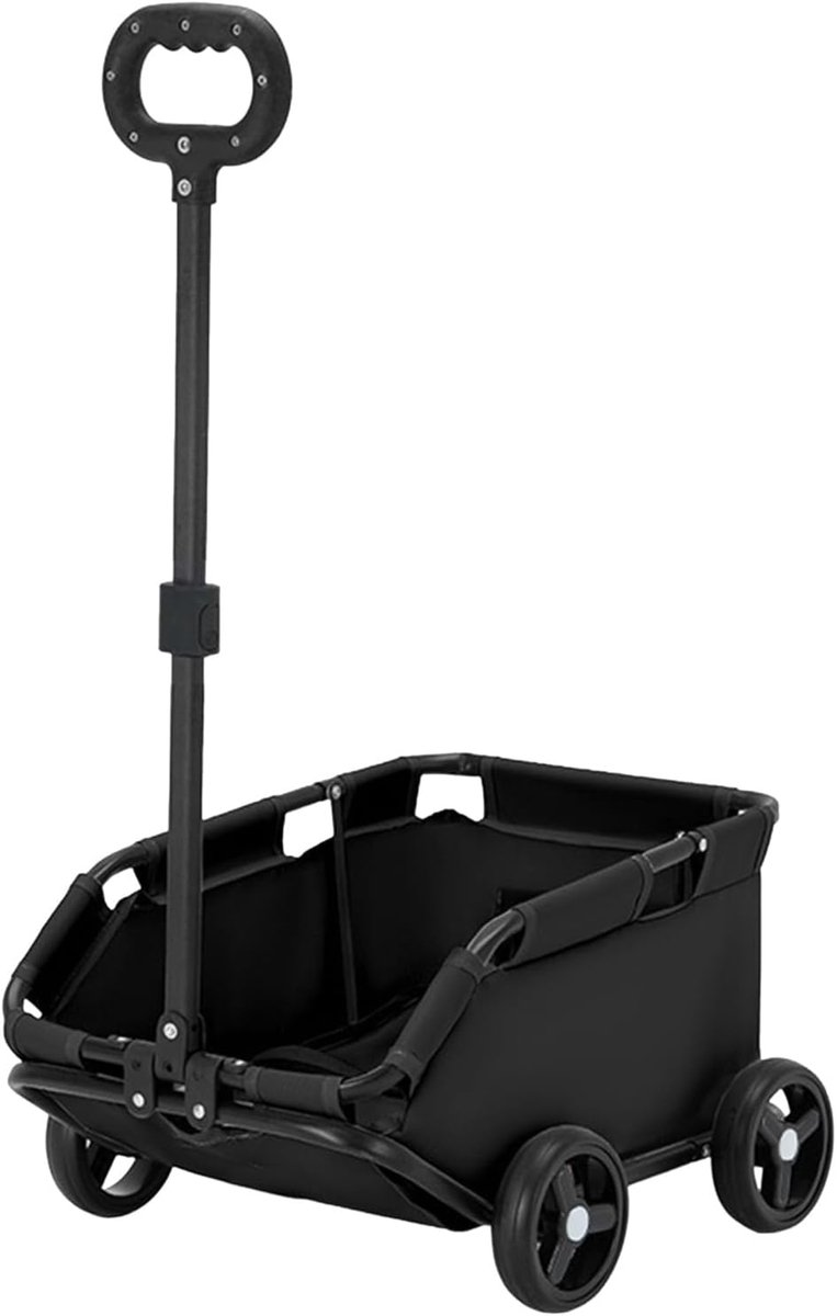 Hondenwandelwagen - Huisdier Buggy - Reizen Wandelen - Opvouwbaar Lichtgewicht - 23x35x23 cm - Zwart