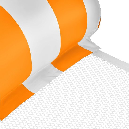 Luchtmatras Zwembad - Zwemstoel Waterstoel - Relaxen in Water - Extra Brede Zit - 150 kg Capaciteit - Oranje van Merkloos — afbeelding 2