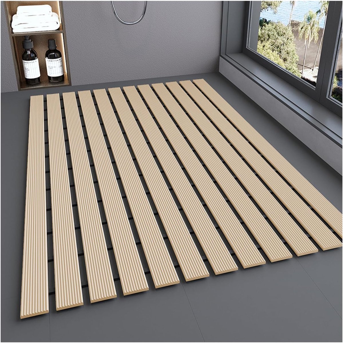 Douchecabine Antislipmat - Badkamer Vloermat - Veilig Douchen - Snelle Afvoer Ontwerp - 61