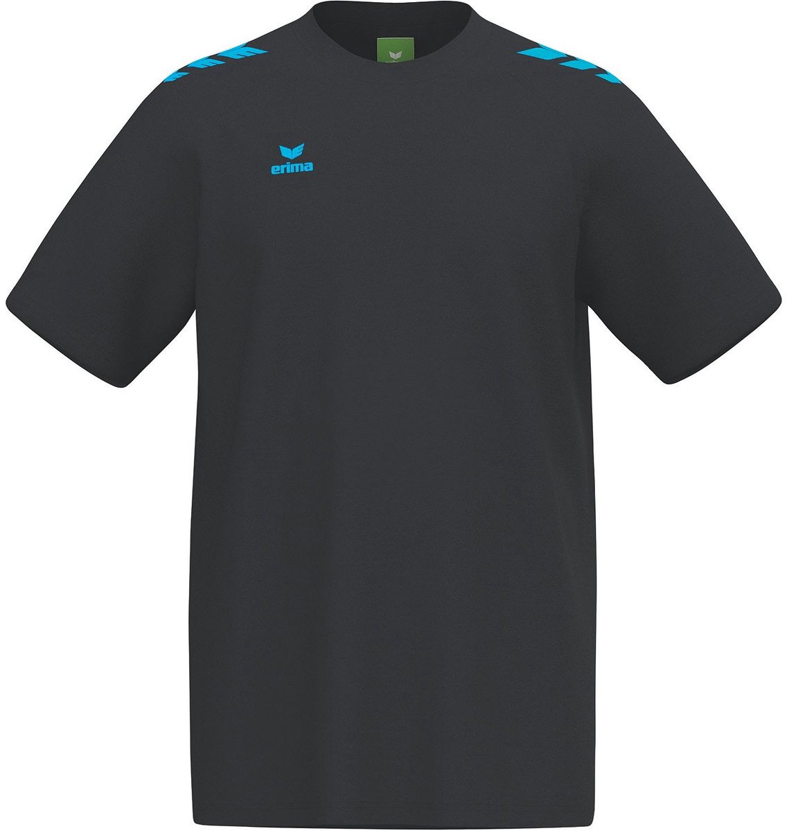 Erima Cmpt 3 Wings T-Shirt Heren - Zwart / Curaçao | Maat: S