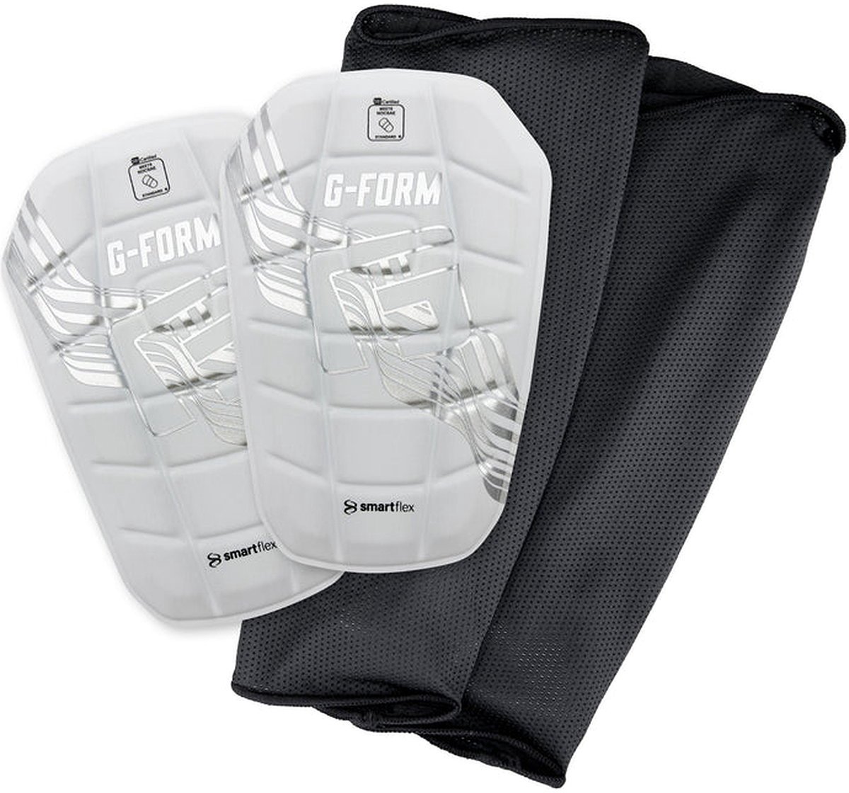G-Form Pro-S Blade Scheenbeschermer - Wit / Zilver | Maat: L