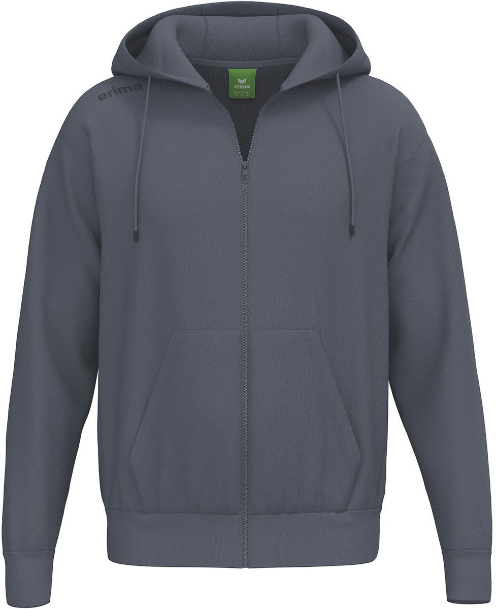 Erima Ts Sweatjack Met Capuchon Heren - Slate Grey | Maat: 3XL