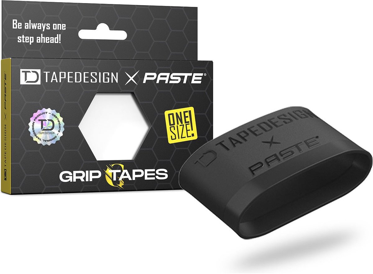 Tapedesign X Paste® – Grip Tapes Scheenbeschermerhouder - Zwart | Maat: ONE SIZE